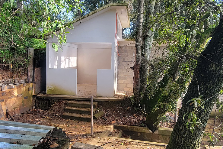 Cabañas en construcción